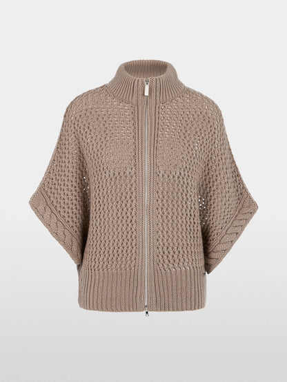 Marc Cain Etherea Women ÔKnitted in GermanyÕ Openwork Cardigan SKU: BA 39.24 M41_648 Image 06