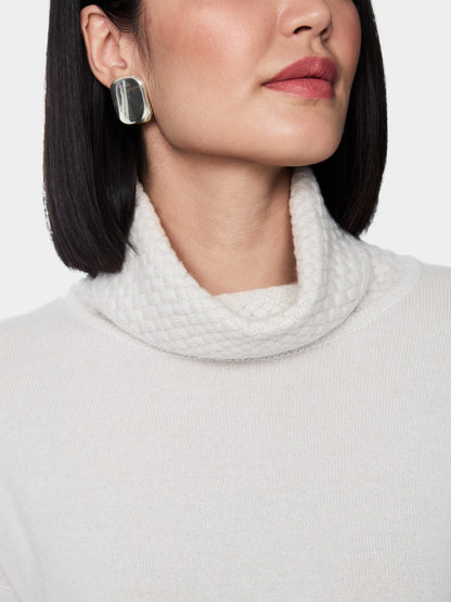 Marc Cain Nimbus Cloud Women ÔKnitted in GermanyÕ Turtle Neck Jumper SKU: BA 41.35 M42_802 Image 03