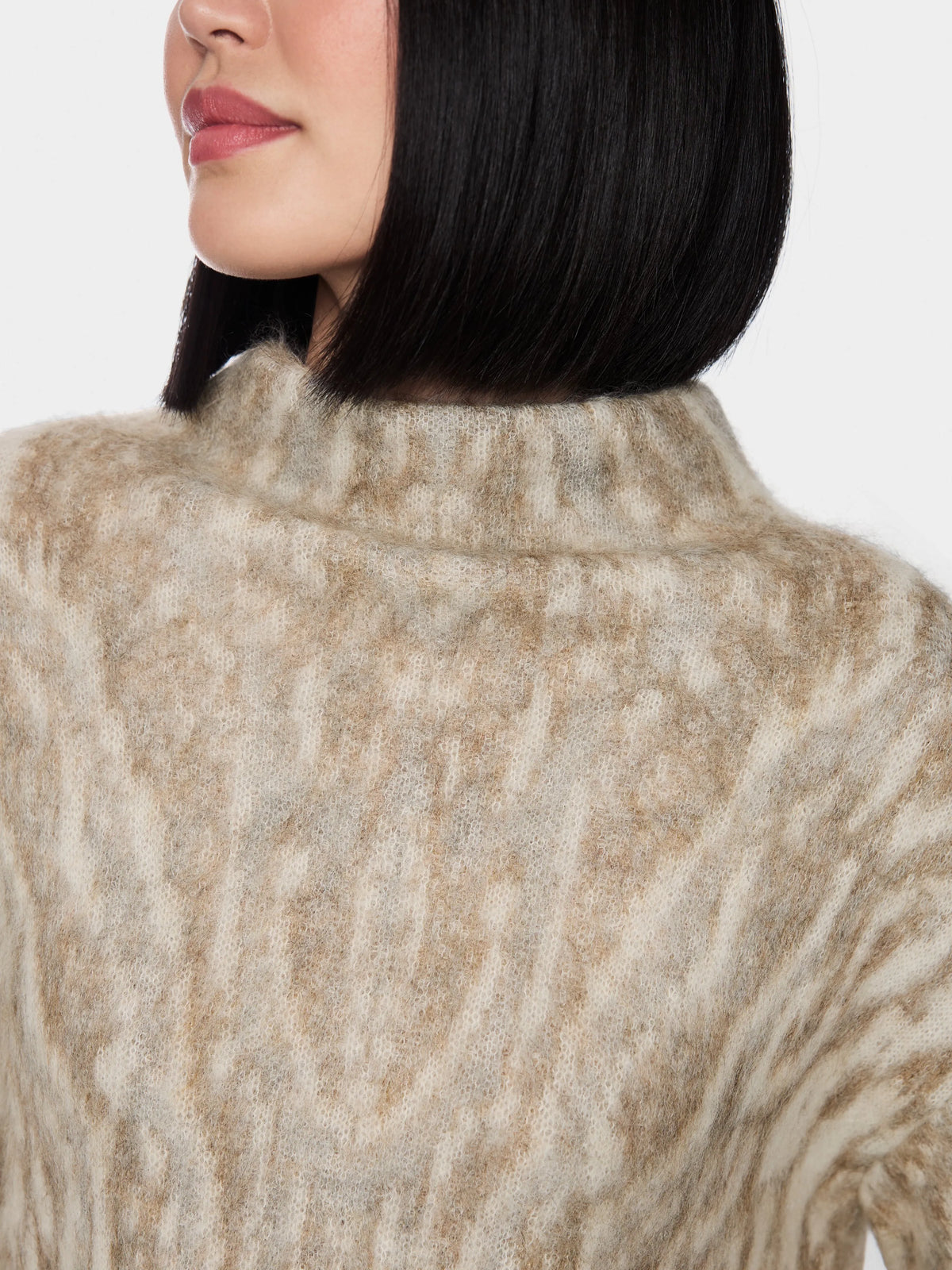 Marc Cain Nimbus Cloud Women ÔKnitted in GermanyÕ Ocelot Jumper SKU: BA 41.36 M43_802 Image 03