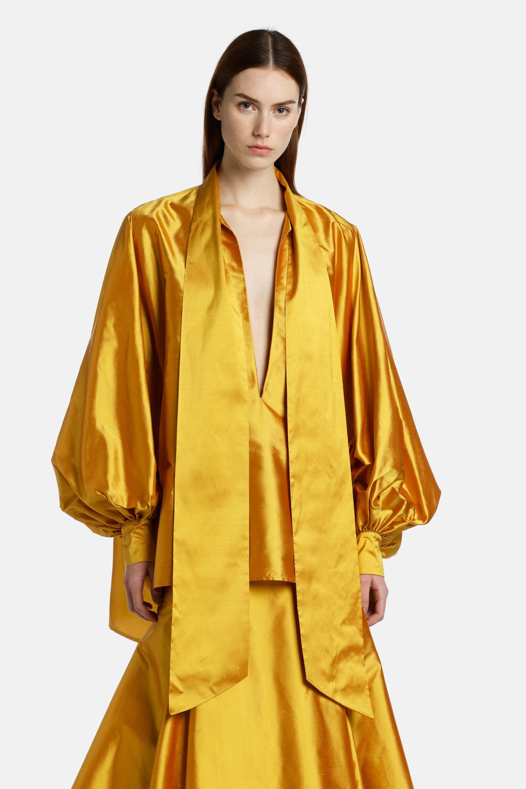 Luisa Spagnoli_Baccello - Silk Blouse - Fashion Show_BACCELLO_0439_02