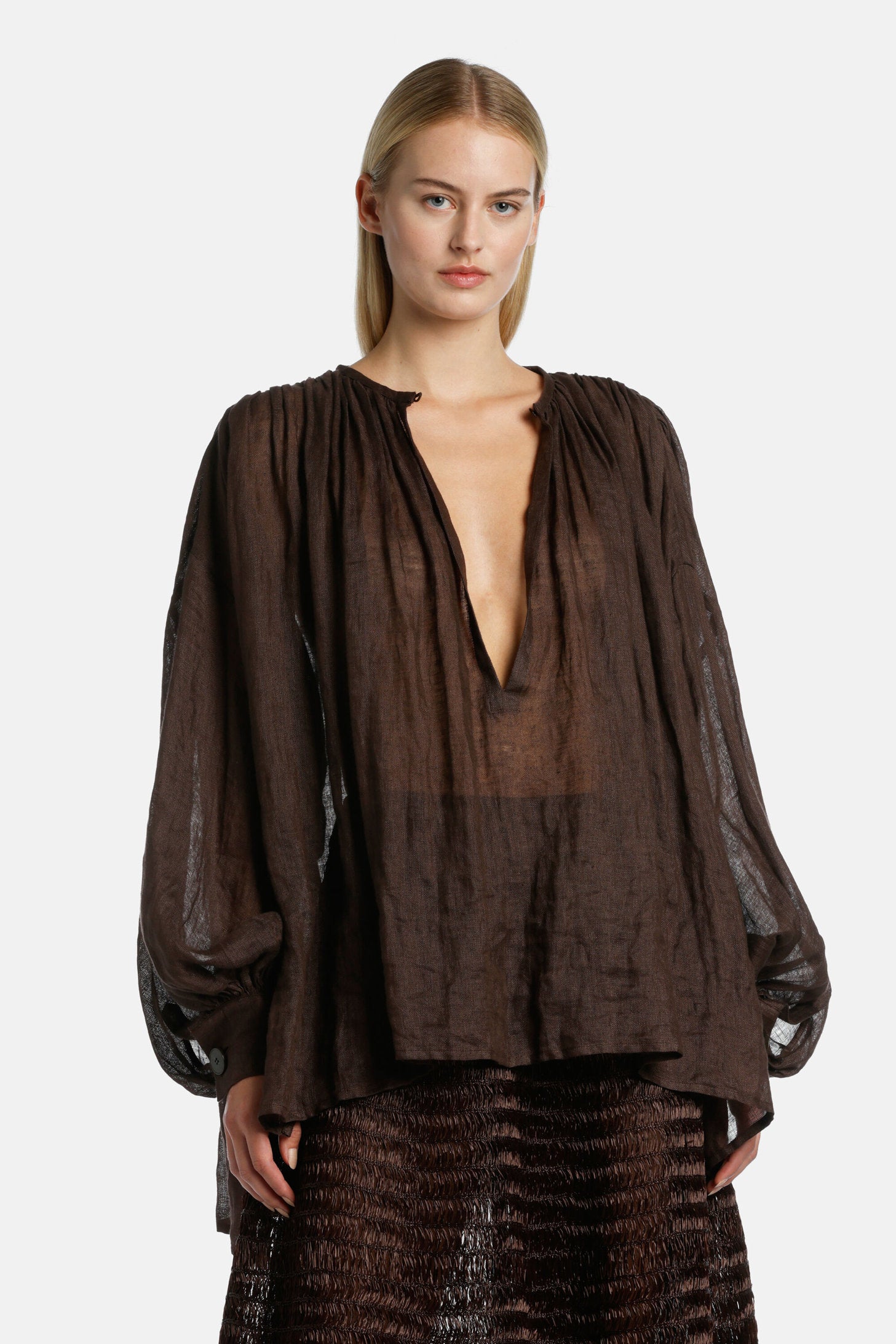 Luisa Spagnoli_Balconcino - Linen Blouse - Fashion Show_BALCONCINO_0914_02