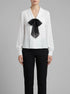 Luisa Spagnoli Panna/Nero Women Balda - Cr�pe De Chine Shirt SKU: BALDA_0202 0101 Image 00