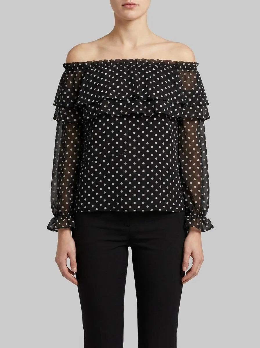 Luisa Spagnoli_0_Balera - Off-Shoulder Blouse_BALERA_3155_00
