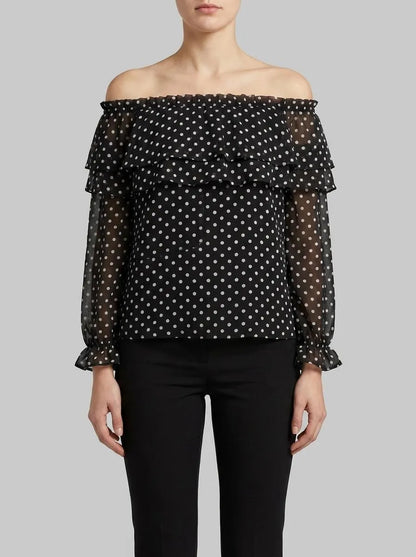 Luisa Spagnoli_0_Balera - Off-Shoulder Blouse_BALERA_3155_00