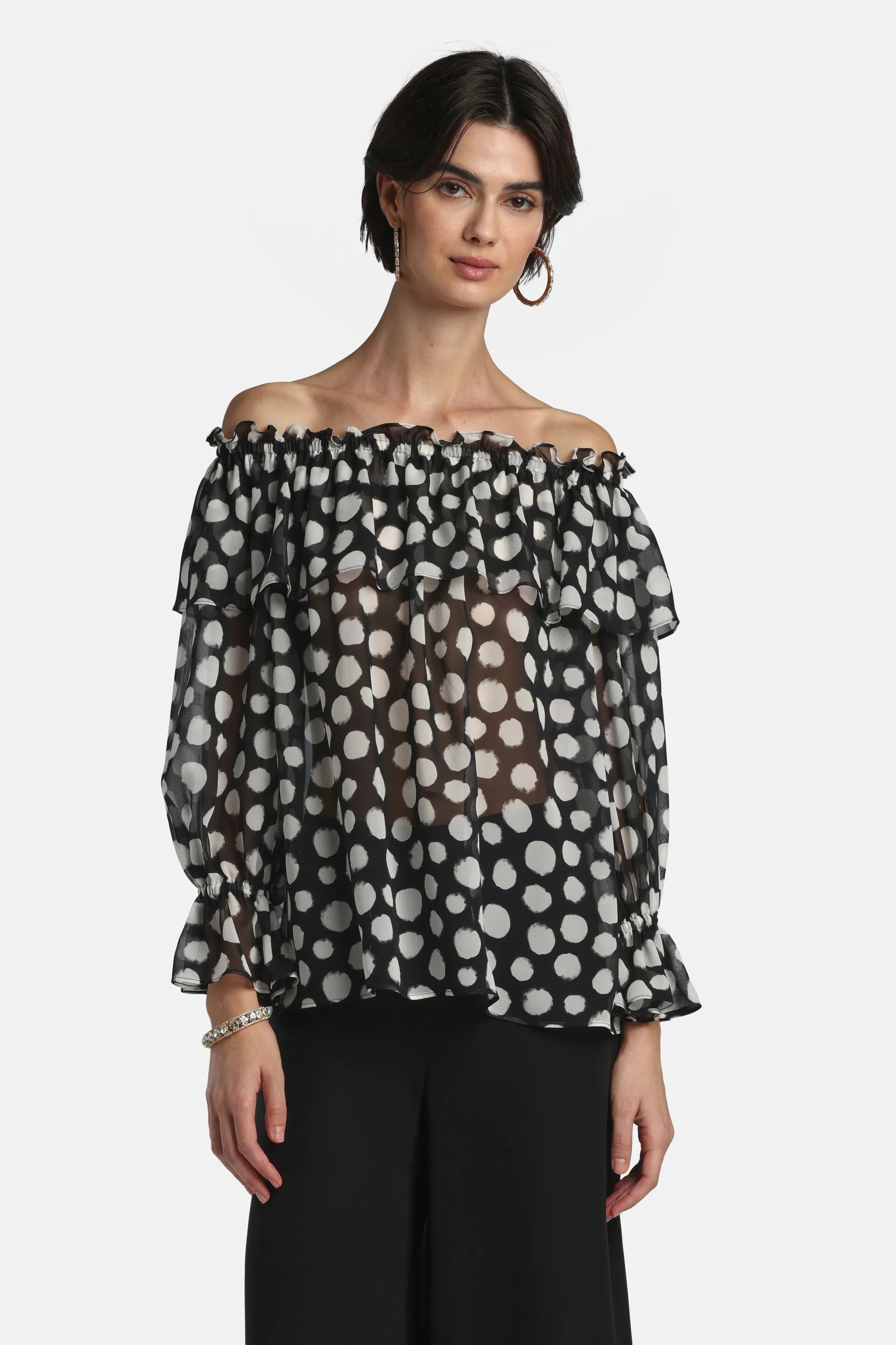 Luisa Spagnoli_0_Balera - Off-Shoulder Blouse_BALERA_3155_01