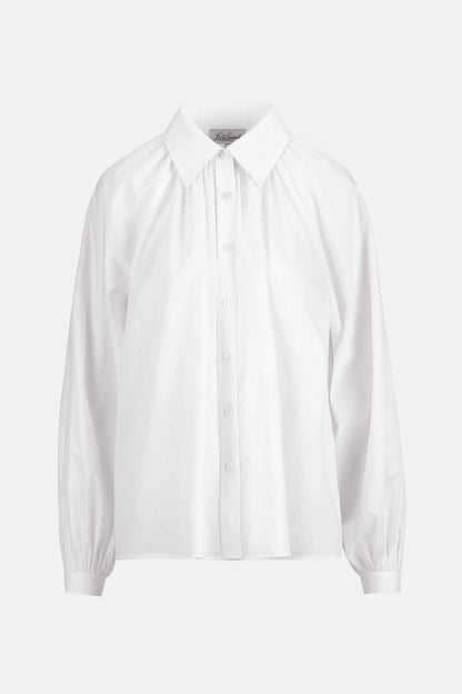 Luisa Spagnoli Bianco Women Baltana - Ruched Shirt SKU: BALTANA_0201 Image 07