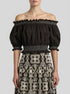 Luisa Spagnoli Nero Women Basalto - Bardot-Neck Crop Top SKU: BASALTO_0101 Image 00