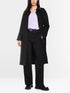 Marc Cain Black New Women Short Coat with Leather Details SKU: BC 11.06 W33_900 Image 01