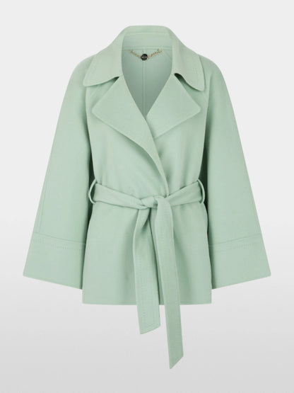 Marc Cain Silt Green Women Short Wool Coat SKU: BC 12.04 W33_505 Image 06