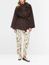 Marc Cain Seal Brown Women Short Wool Coat SKU: BC 12.04 W33_697 Image 01