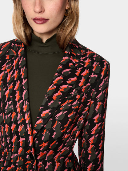 Marc Cain Tigerlily Women Fitted Scuba Jersey Blazer SKU: BC 34.31 J04_484 Image 03