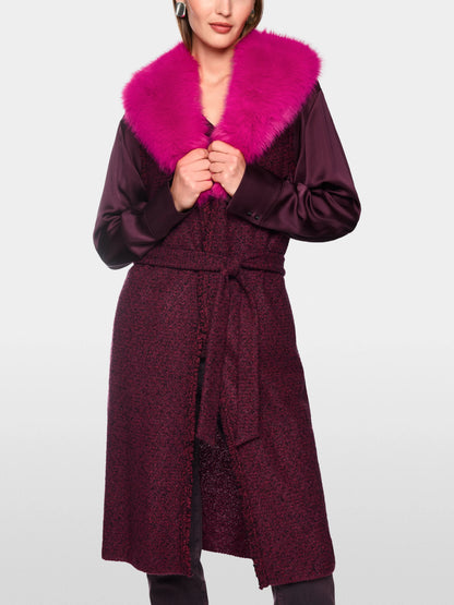 Marc Cain Winetasting Women ÔKnitted in GermanyÕ Long Waistcoat SKU: BC 37.06 M36_296 Image 05