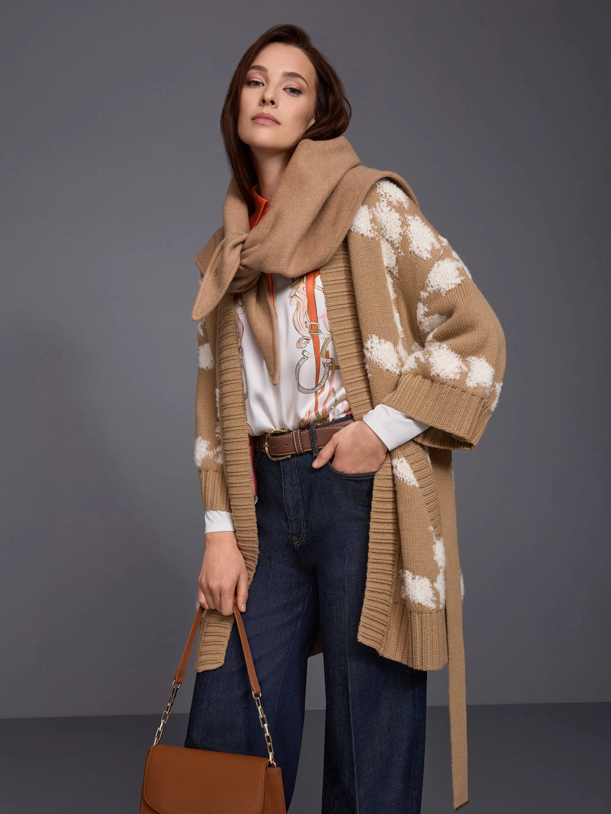 Marc Cain Tannin Women ÔKnitted in GermanyÕ Long Cardigan SKU: BC 39.21 M26_620 Image 07