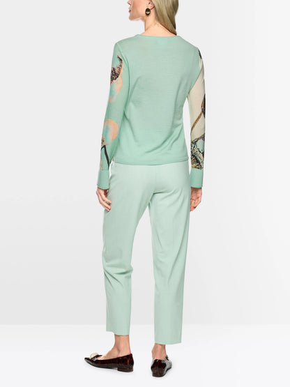 Marc Cain Lamb`S Wool Women ÒKnitted in GermanyÓ Printed Jumper SKU: BC 41.08 M25_126 Image 02