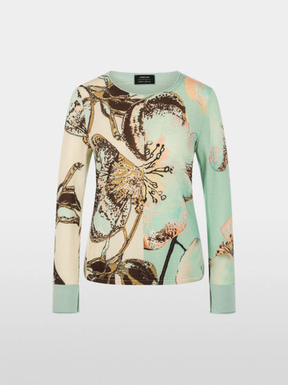 Marc Cain Lamb`S Wool Women ÒKnitted in GermanyÓ Printed Jumper SKU: BC 41.08 M25_126 Image 06