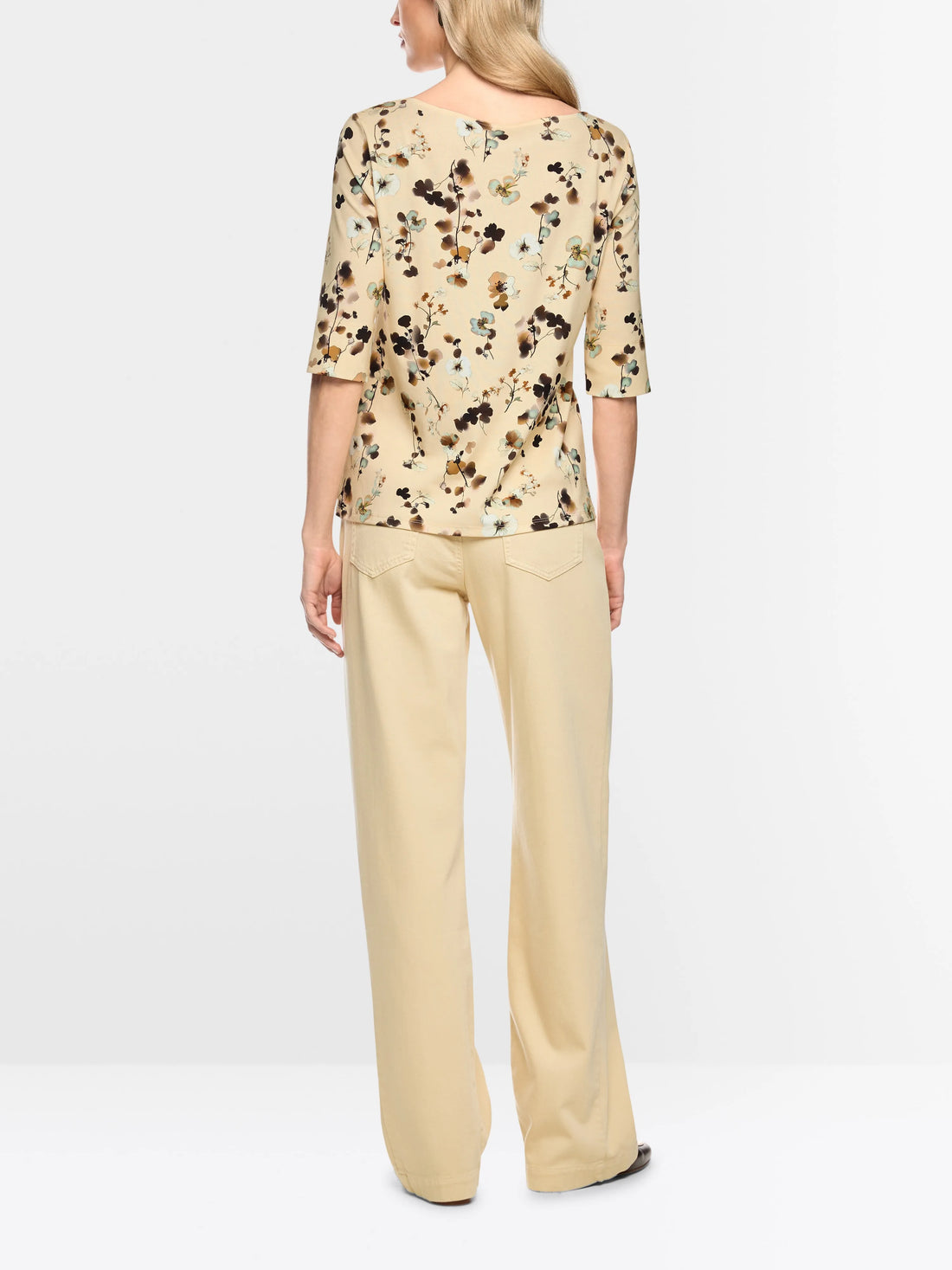 Marc Cain Lamb`S Wool Women Floral Shirt with Lace Trim SKU: BC 48.31 J47_126 Image 02