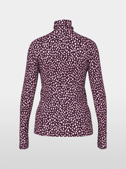 Marc Cain Winetasting Women Long-Sleeved Shirt with Polka Dot Print SKU: BC 48.76 J26_296 Image 07