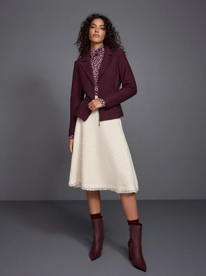 Marc Cain Winetasting Women Long-Sleeved Shirt with Polka Dot Print SKU: BC 48.76 J26_296 Image 08