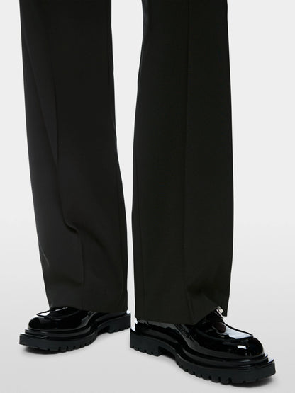 Marc Cain Black New Women WASHINGTON Wide Fit Pull-On Trousers SKU: BC 81.19 W16_900 Image 04