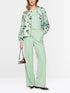 Marc Cain Silt Green Women WARRI Wide Fit Trousers SKU: BC 81.41 W52_505 Image 01
