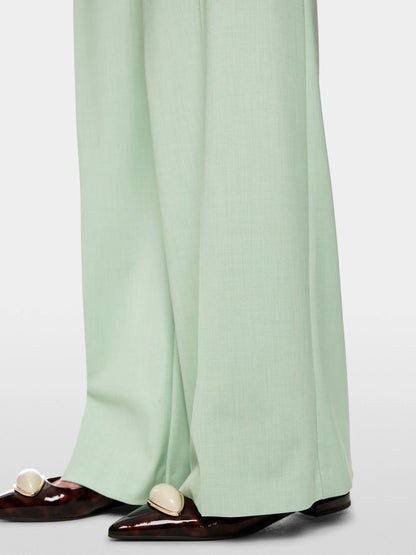 Marc Cain Silt Green Women WARRI Wide Fit Trousers SKU: BC 81.41 W52_505 Image 05