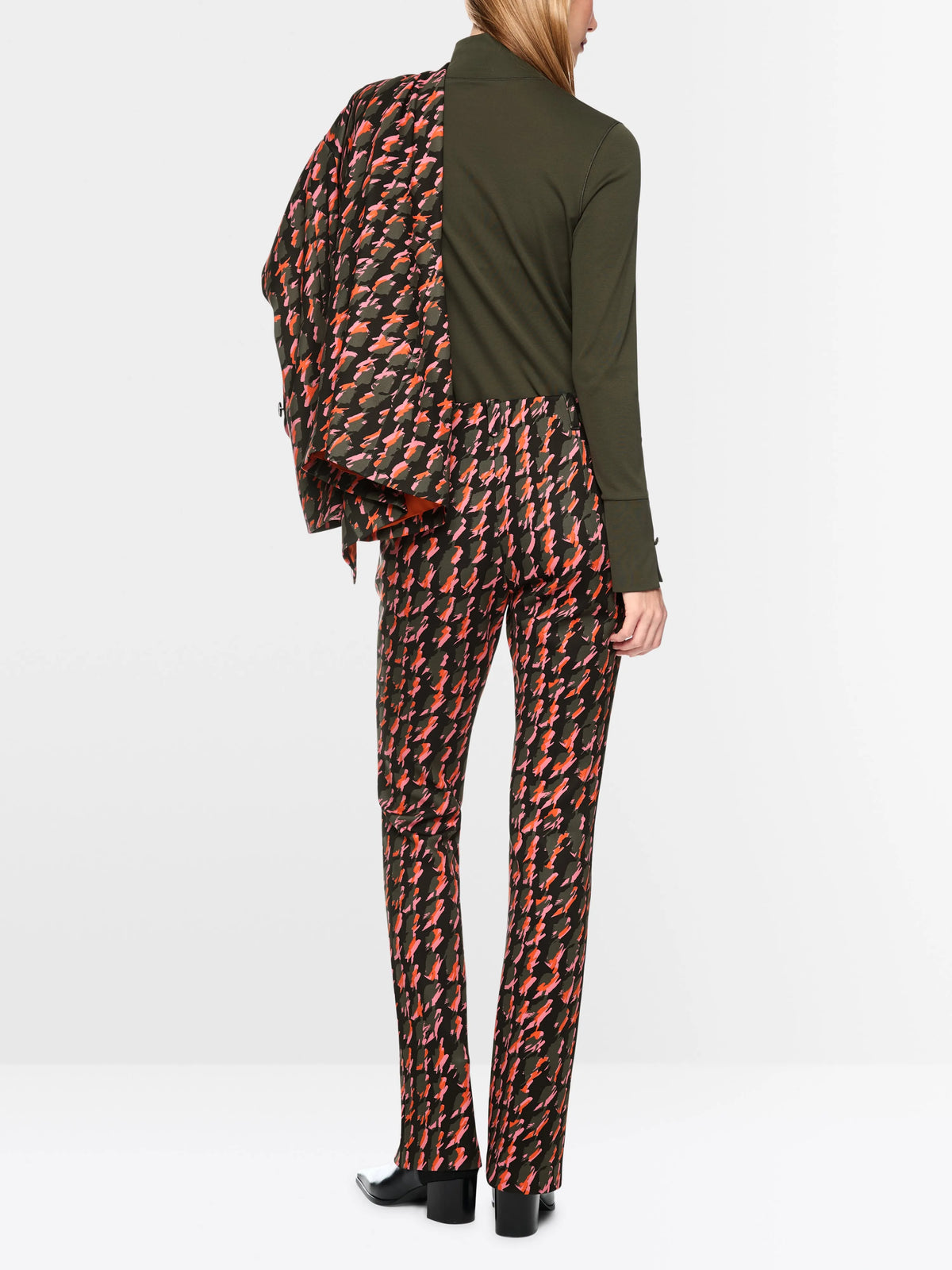 Marc Cain Tigerlily Women FREDERICA Scuba Jersey Trousers SKU: BC 81.60 J04_484 Image 02