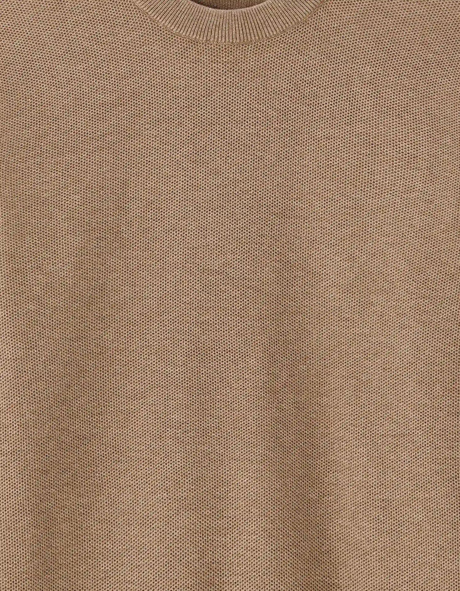 Celio_Beige Humus_100% Organic Cotton Crew Neck Sweater_BEPIC_BEIGE HUMUS_05
