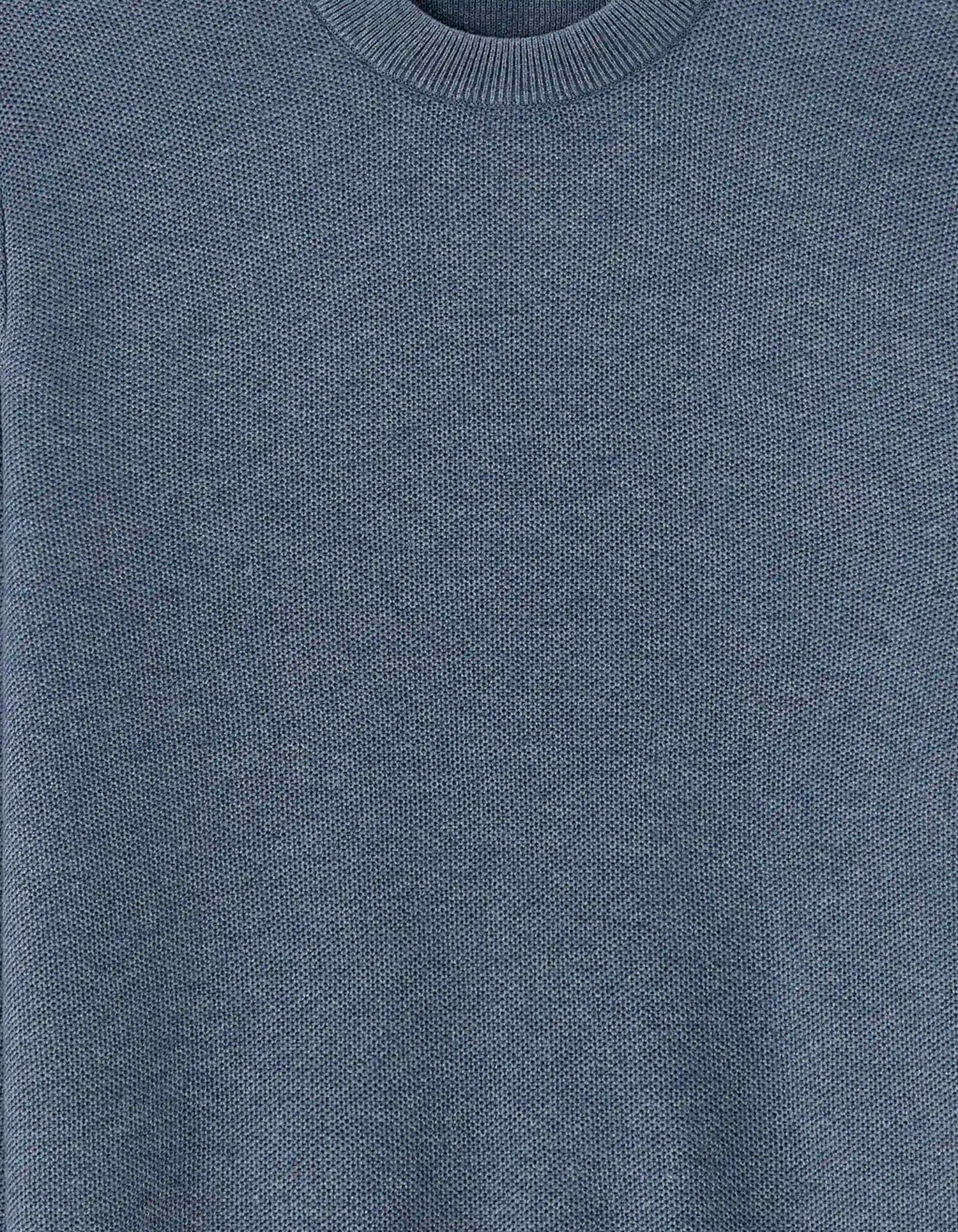 Celio_Blue Storm_100% Organic Cotton Crew Neck Sweater_BEPIC_BLUE STORM_05