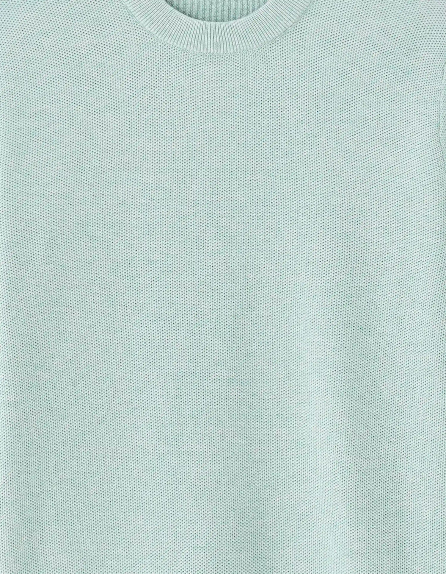 Celio_Celadon_Round Neck Sweater 100% Cotton_BEPIC_CELADON_05
