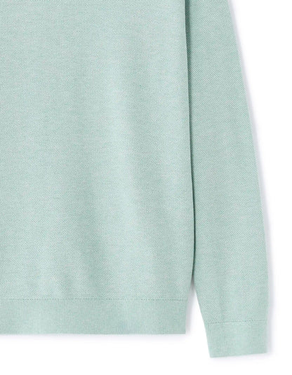 Celio_Celadon_Round Neck Sweater 100% Cotton_BEPIC_CELADON_06