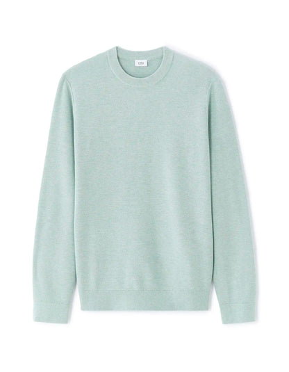 Celio_Celadon_Round Neck Sweater 100% Cotton_BEPIC_CELADON_07