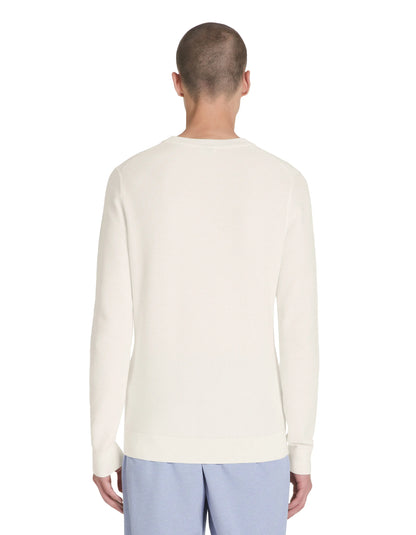Celio_Ecru_100% Cotton Round Neck Sweater_BEPIC_ECRU_02