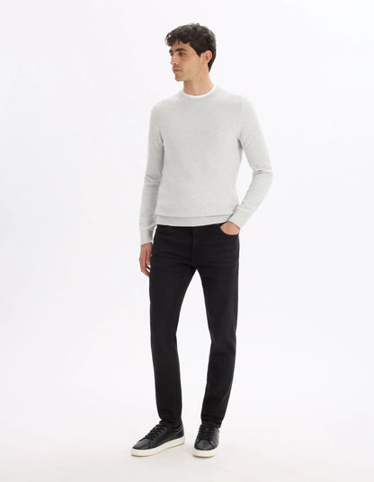Celio_Grey Mel_100% Cotton Crew Neck Sweater_BEPIC_GREY MEL_02