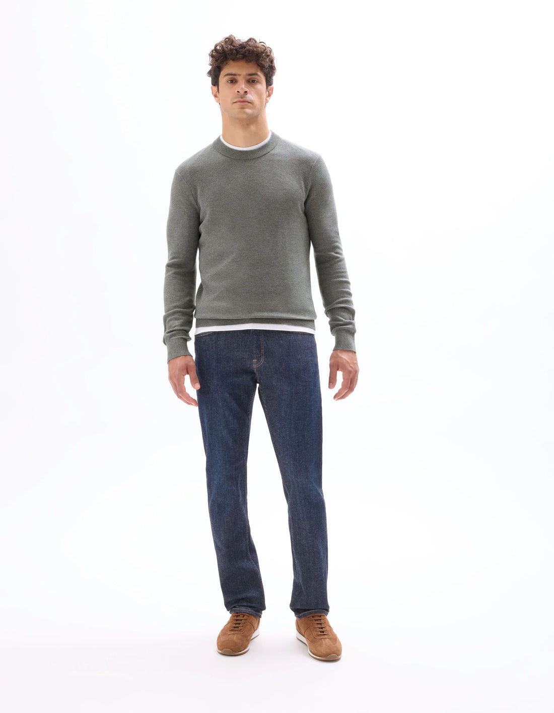 Celio_Mid Grey_100% Cotton Crew Neck Sweater_BEPIC_MID GREY_02