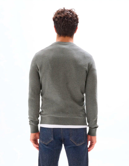Celio_Mid Grey_100% Cotton Crew Neck Sweater_BEPIC_MID GREY_03