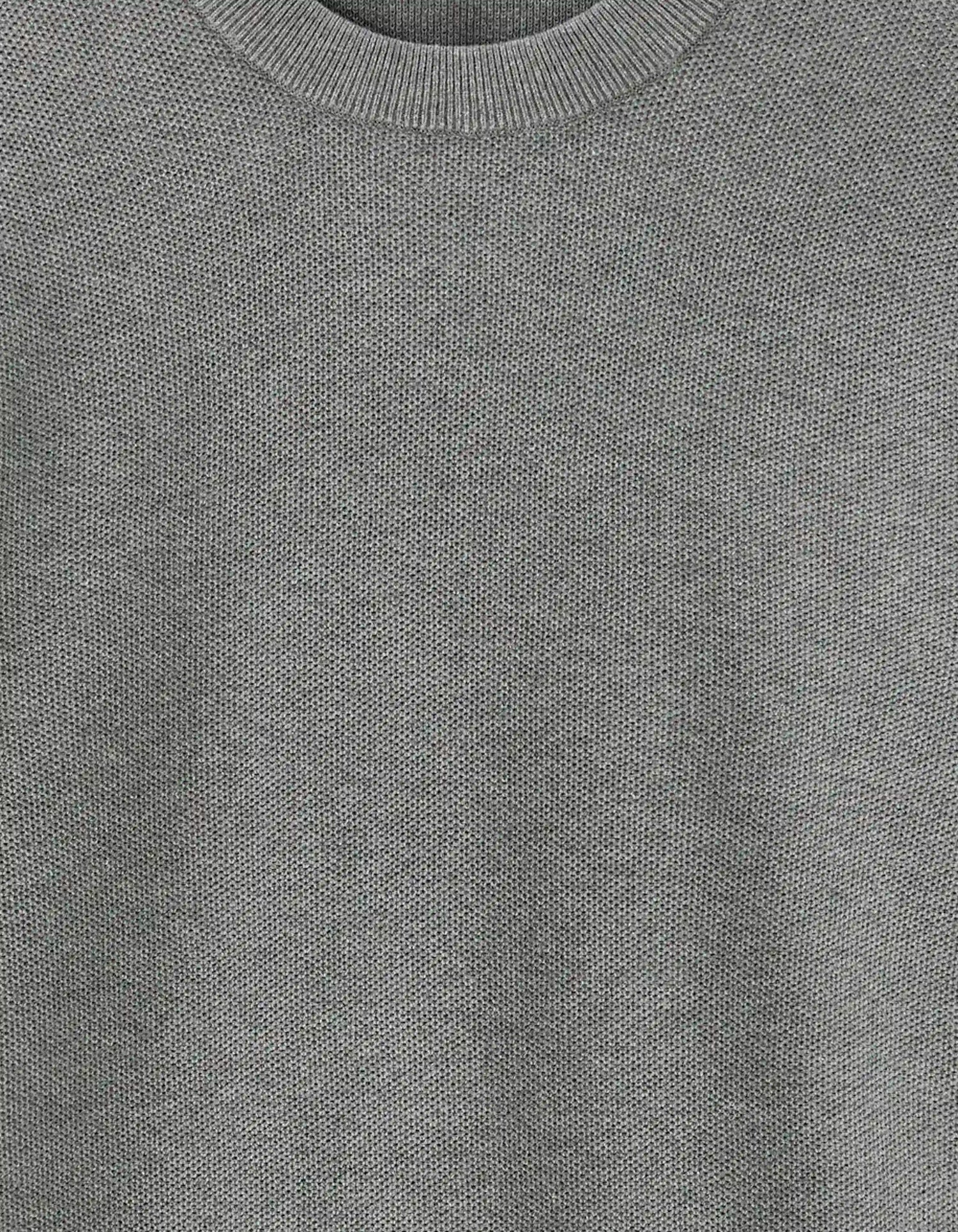 Celio_Mid Grey_100% Cotton Crew Neck Sweater_BEPIC_MID GREY_05