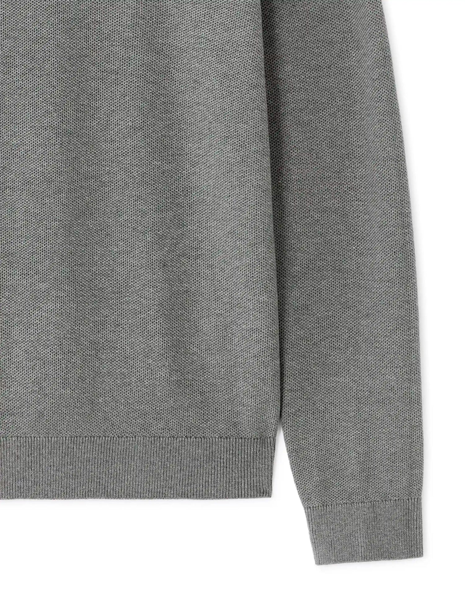 Celio_Mid Grey_100% Cotton Crew Neck Sweater_BEPIC_MID GREY_06