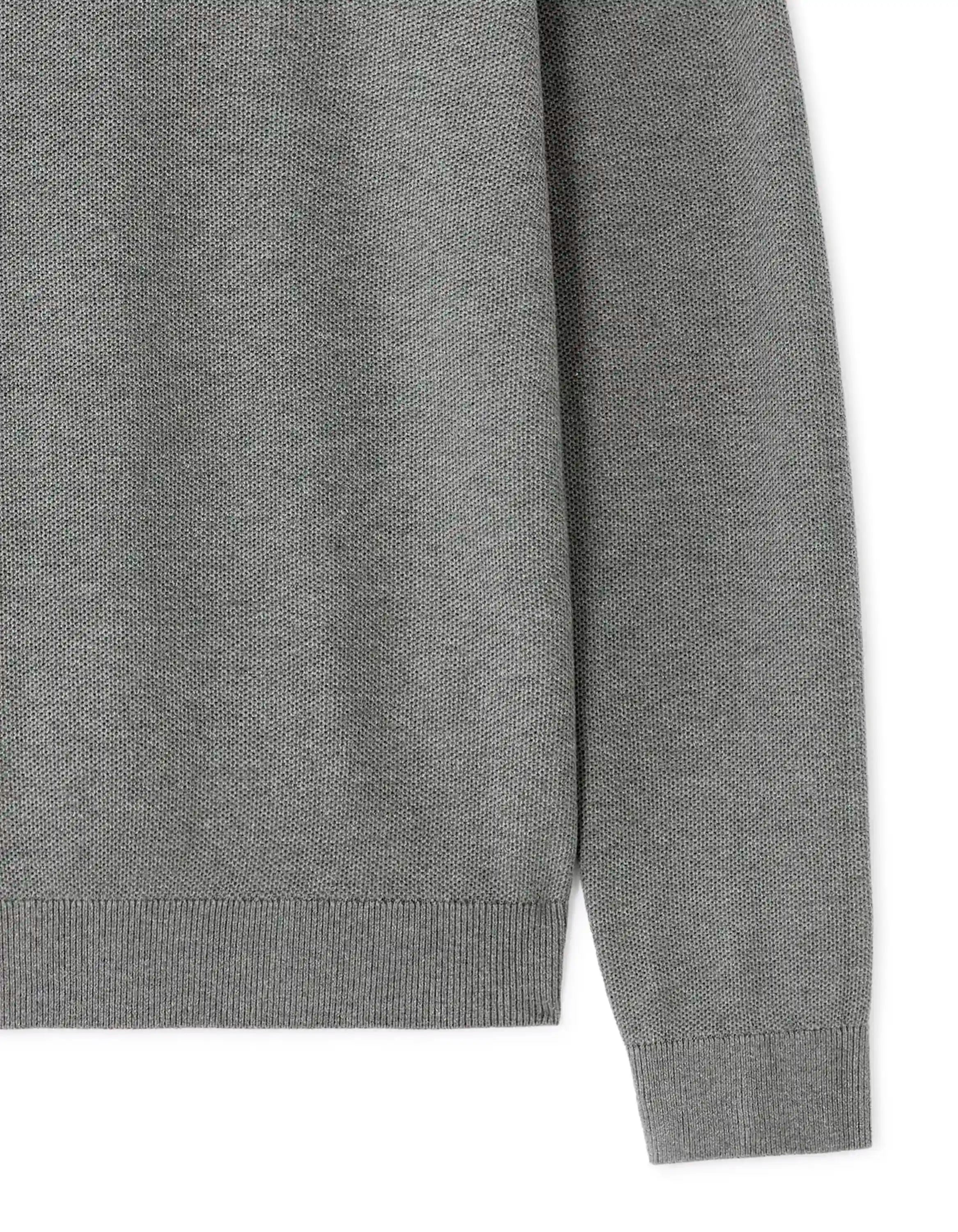 Celio_Mid Grey_100% Cotton Crew Neck Sweater_BEPIC_MID GREY_06
