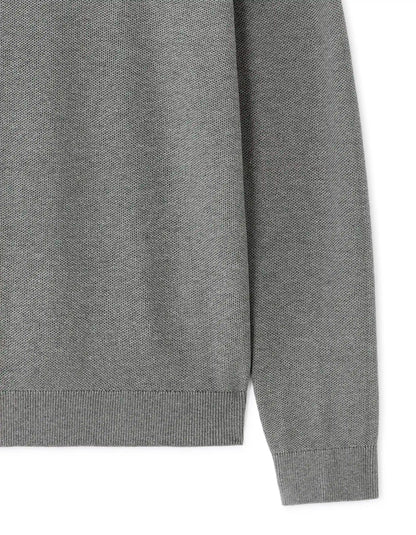 Celio_Mid Grey_100% Cotton Crew Neck Sweater_BEPIC_MID GREY_06