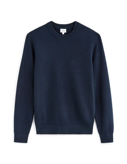 Celio_Navy_100% Cotton Crew Neck Sweater_BEPIC_NAVY_06