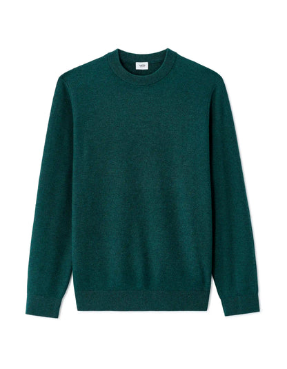 Celio_Vert Fonce 02_100% Organic Cotton Crew Neck Sweater_BEPIC_VERT FONCE 02_05