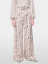 Marc Cain Light Desert Taupe Women WAUKEE Trousers with Chain Print SKU: BG 81.12 W28_702 Image 05