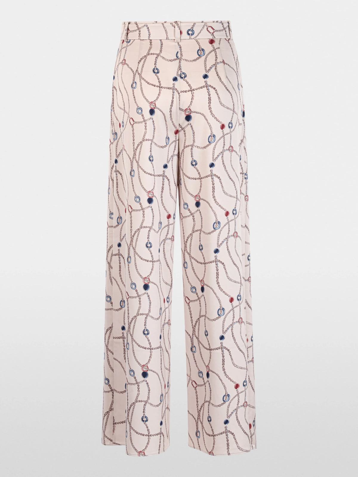 Marc Cain Light Desert Taupe Women WAUKEE Trousers with Chain Print SKU: BG 81.12 W28_702 Image 07