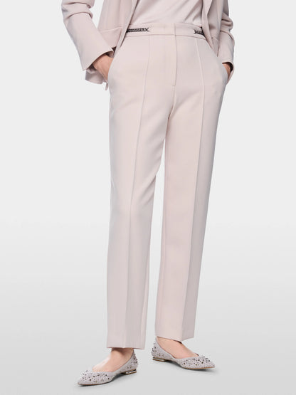 Marc Cain Light Desert Taupe Women FRANCA High-Waist Trousers SKU: BG 81.13 W21_702 Image 05