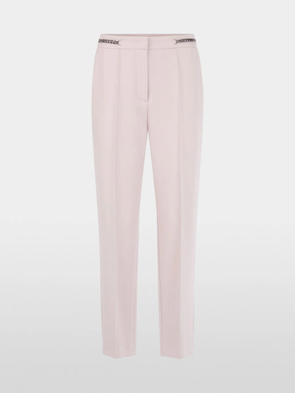 Marc Cain Light Desert Taupe Women FRANCA High-Waist Trousers SKU: BG 81.13 W21_702 Image 06