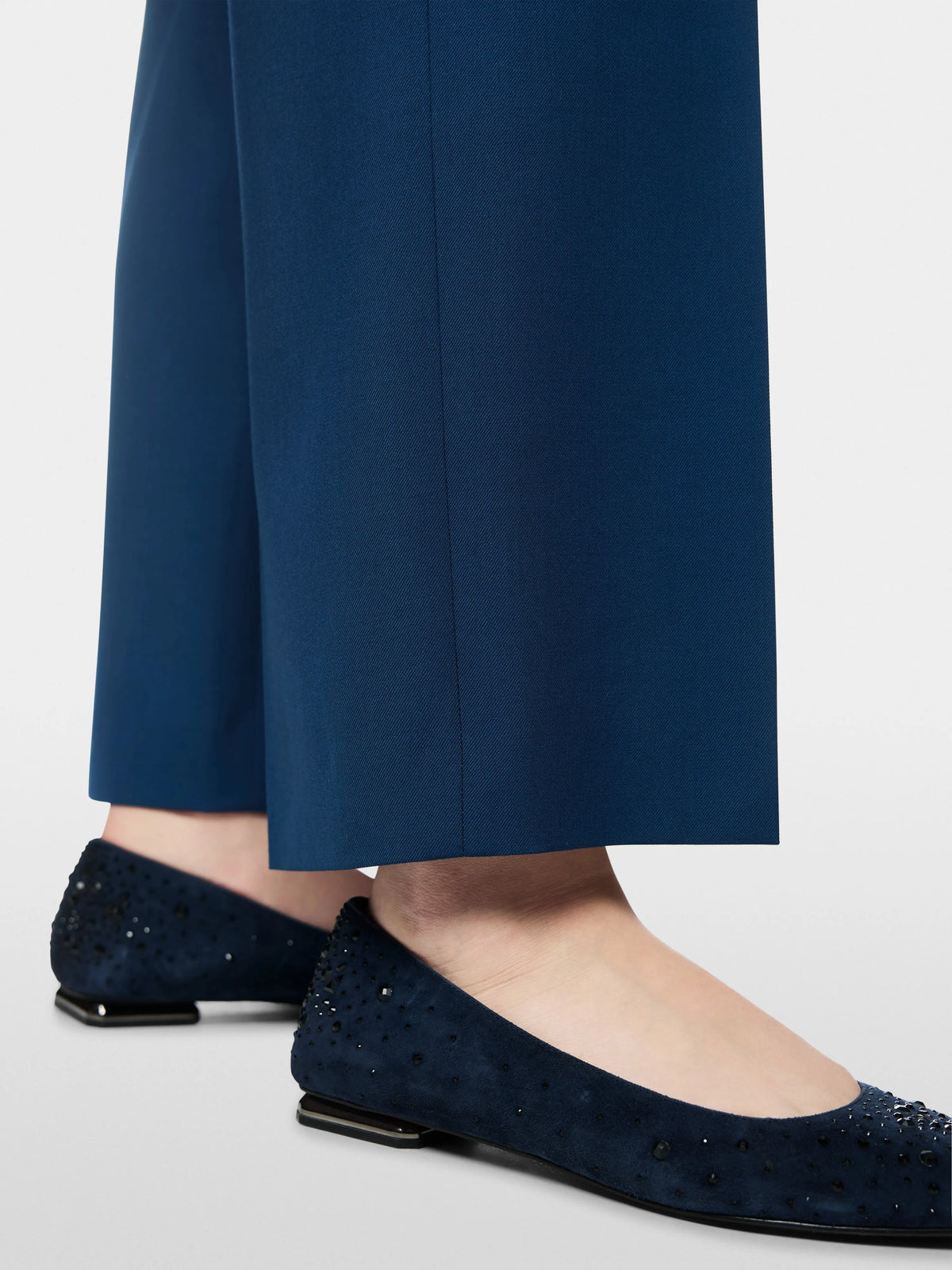 Marc Cain Pageant Blue Women FƒS New Wool Trousers SKU: BG 81.17 W20_393 Image 04