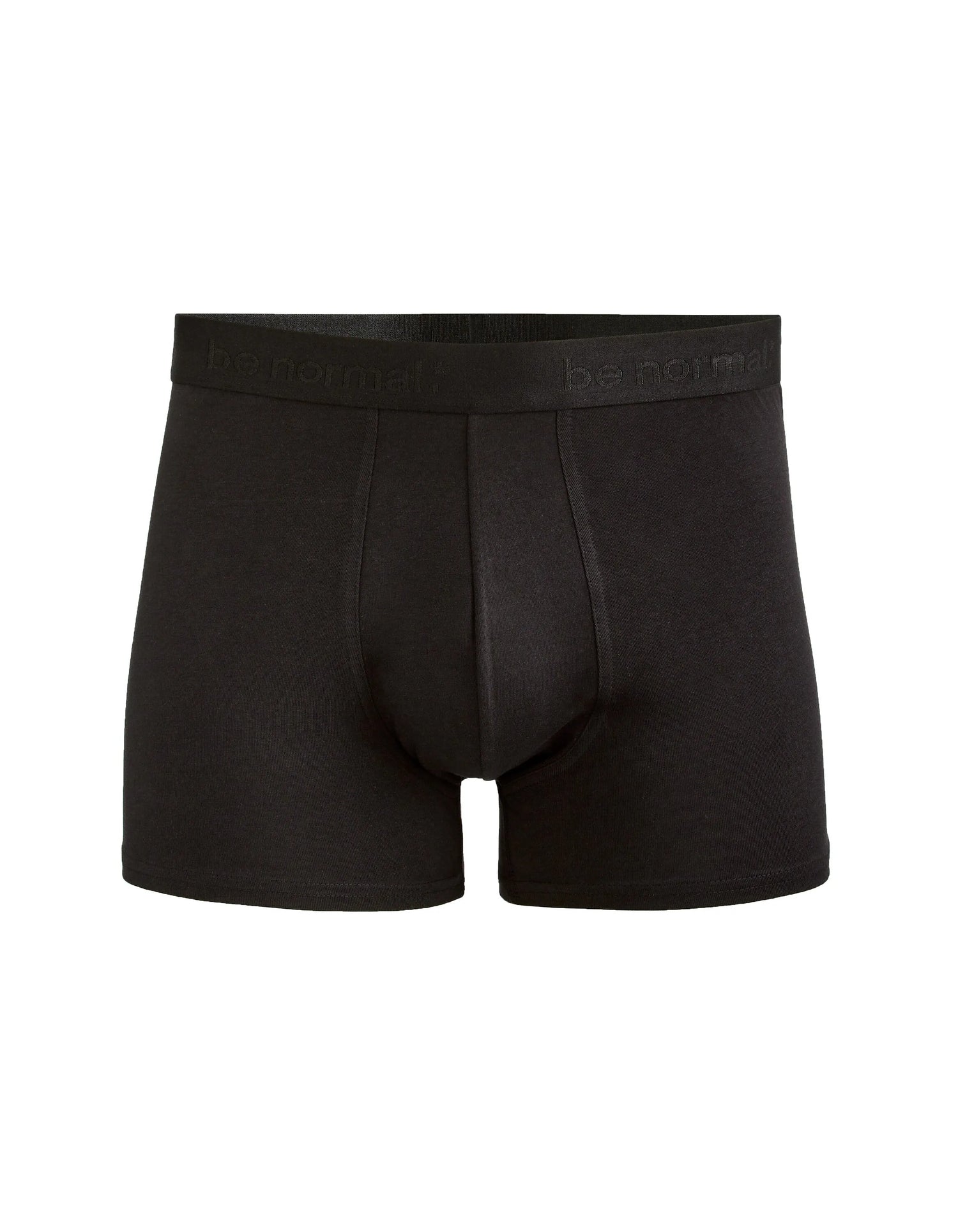 Celio_Black_Plain Stretch Cotton Boxer Shorts_BINORMAL_BLACK_01