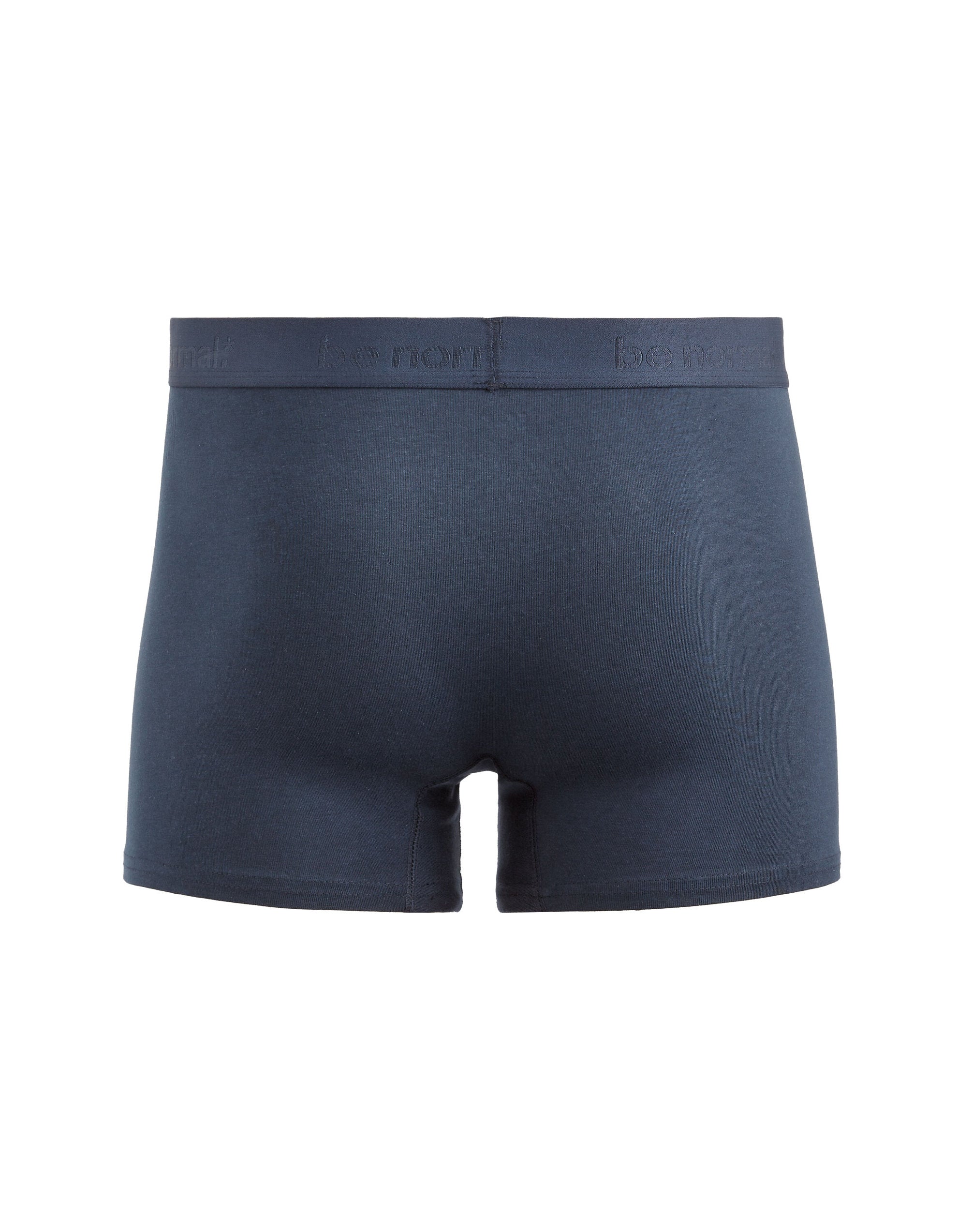 Stretch Cotton Boxer Shorts - Navy_02