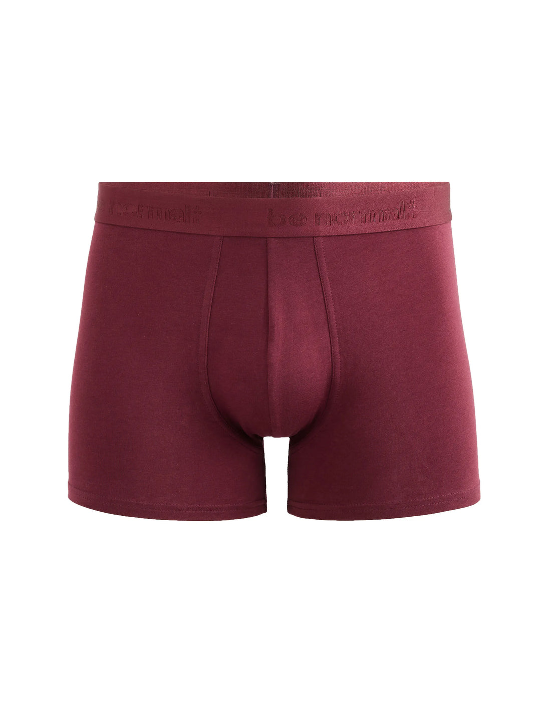 Celio_Violet Dark_Plain Stretch Cotton Boxer Shorts_BINORMAL_VIOLET DARK_01