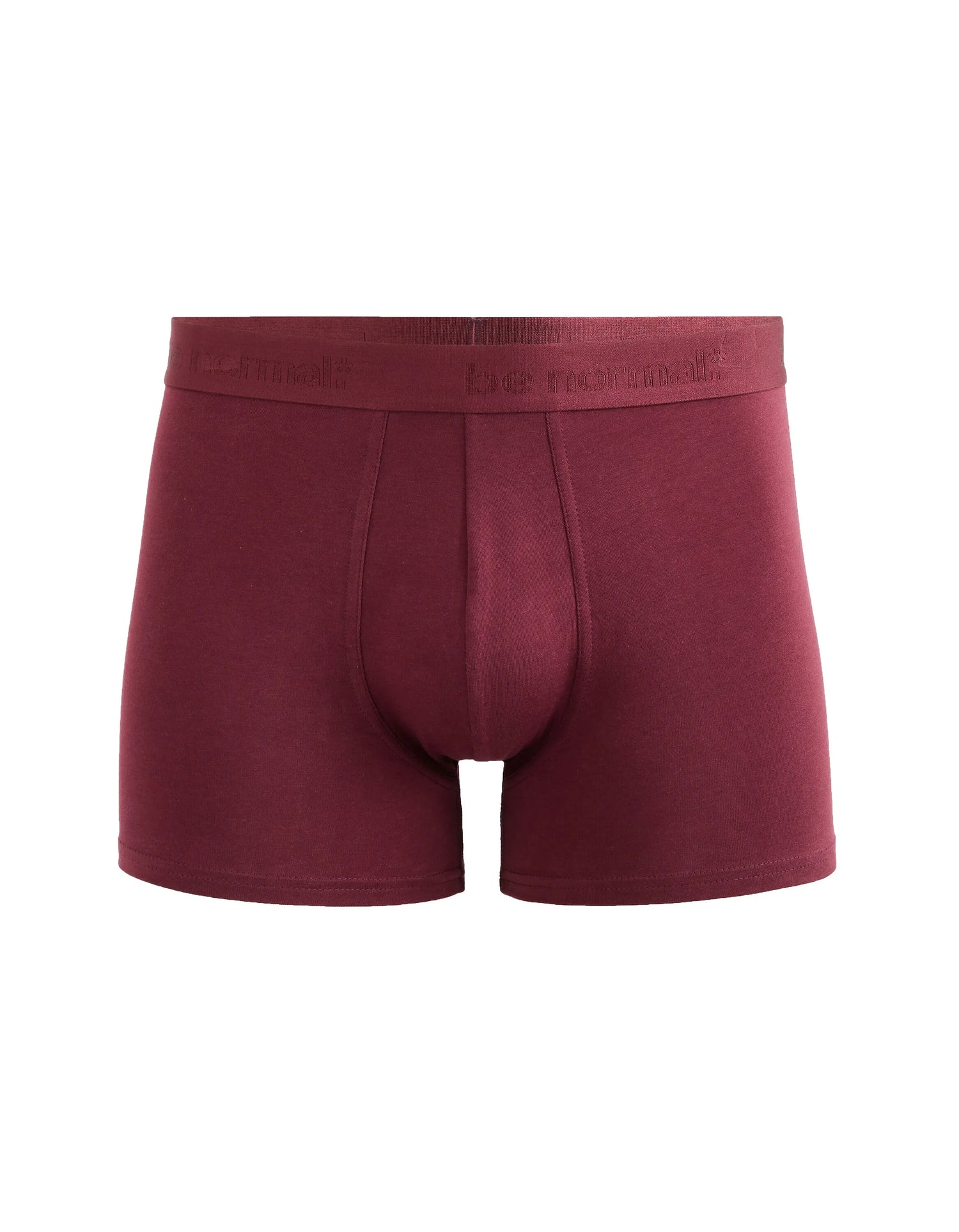 Celio_Violet Dark_Plain Stretch Cotton Boxer Shorts_BINORMAL_VIOLET DARK_01